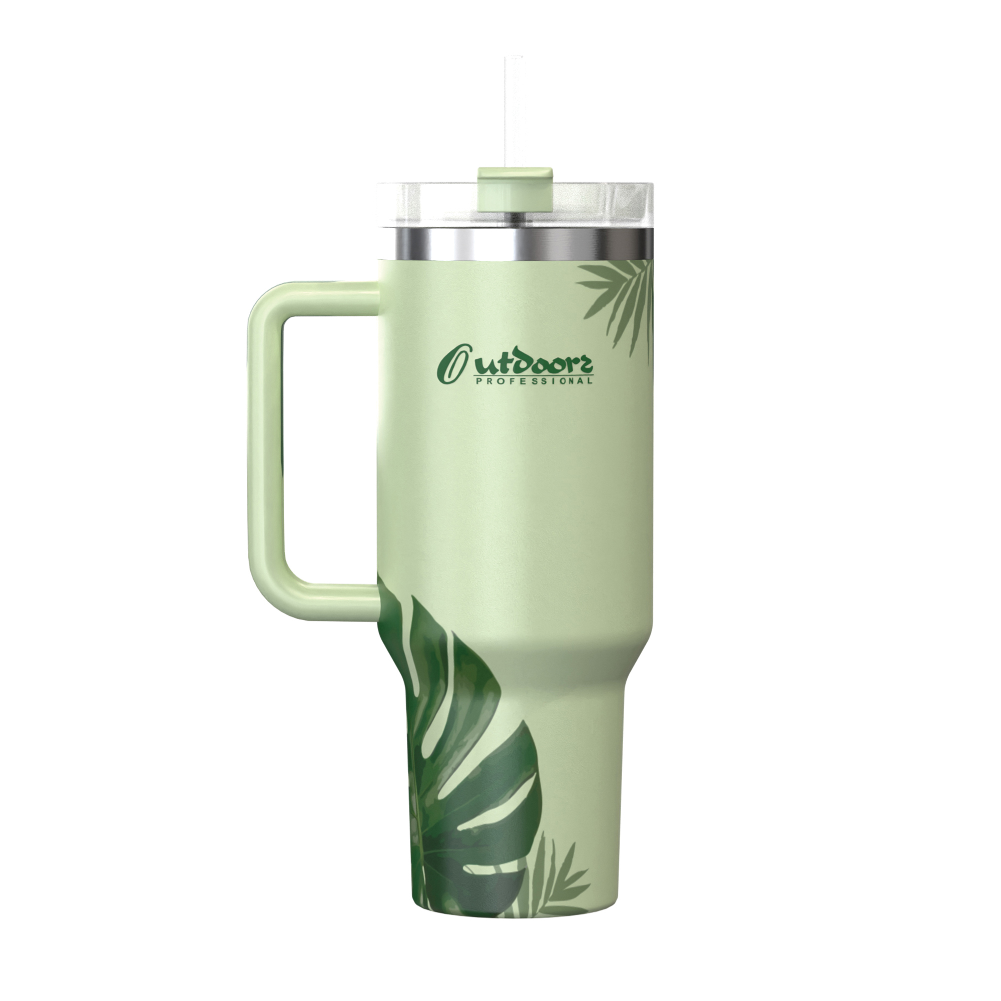 Outdoors Professional, Double-Walled Insulated Tumbler with Straw, Size 40 oz, Color Other, Model# OUTD9232